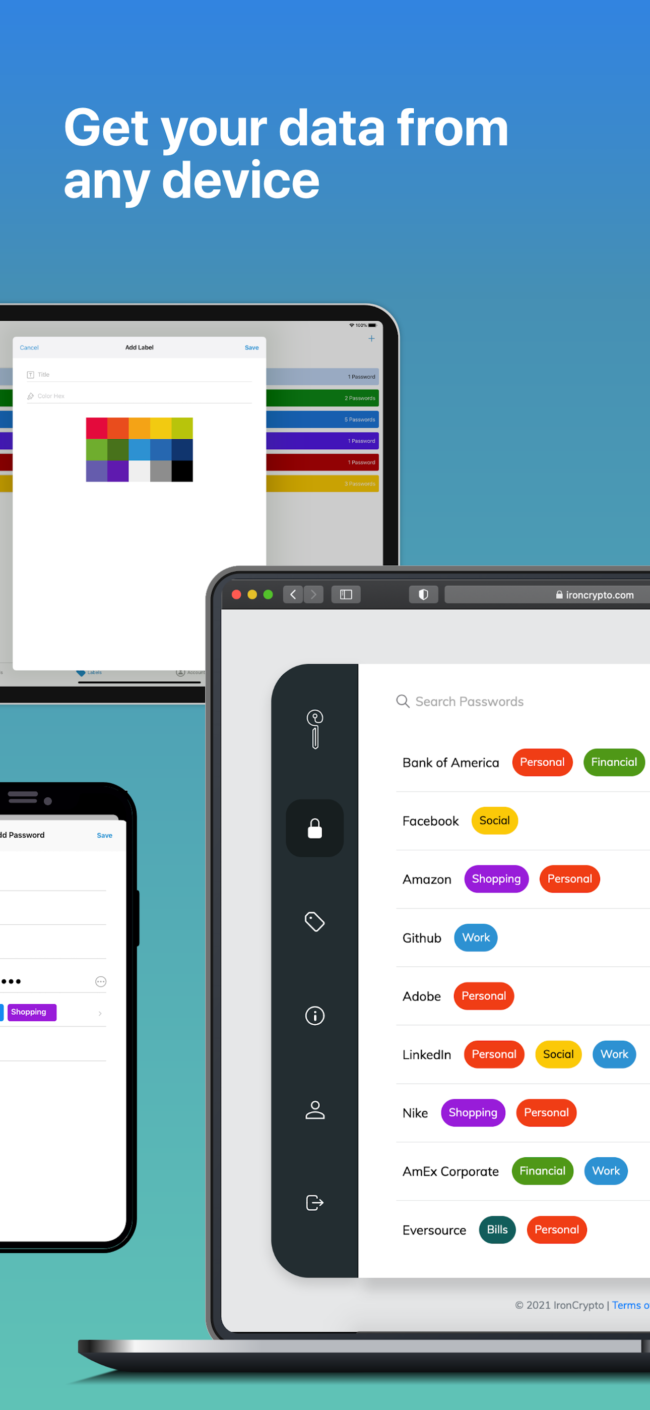 IronCrypto on all devices